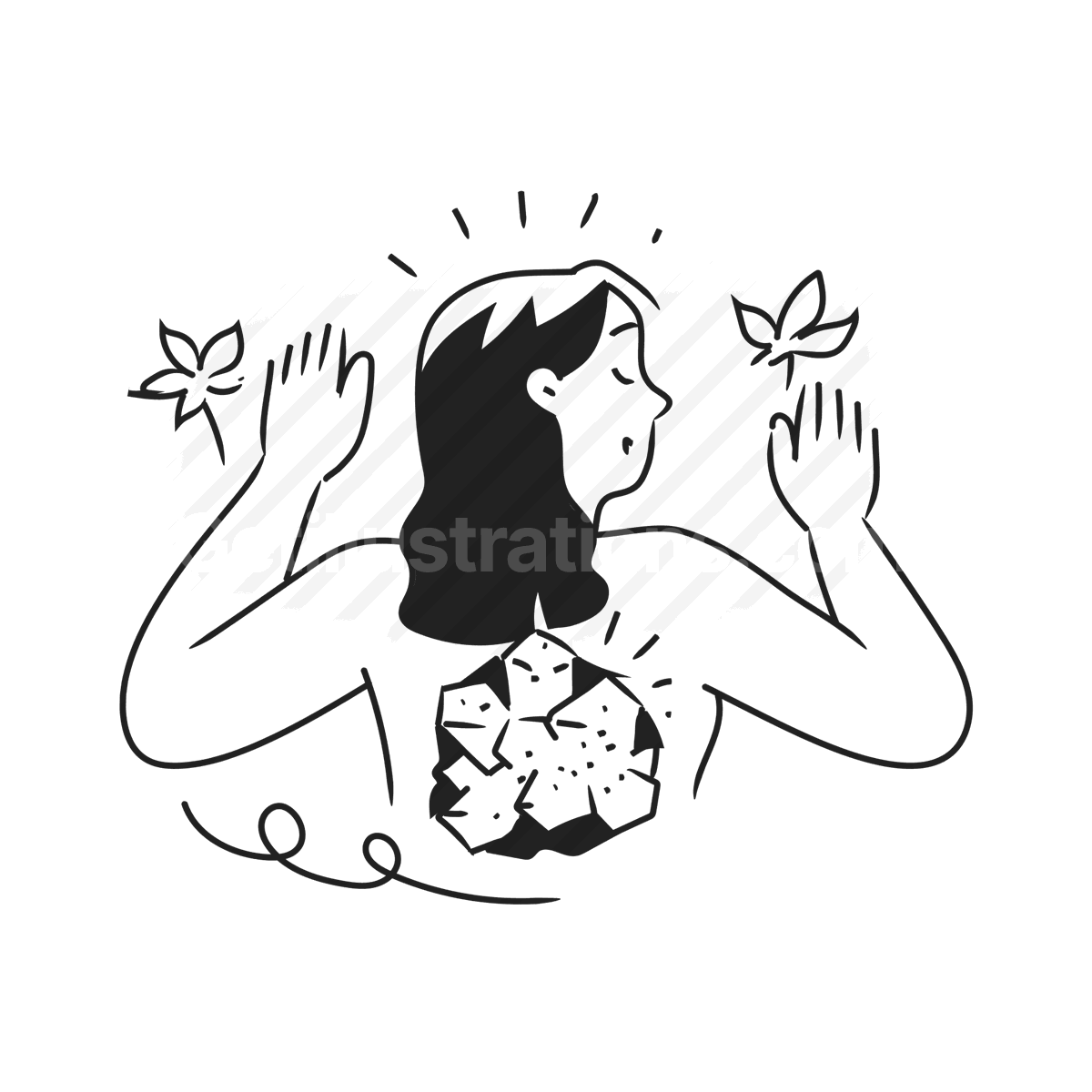 Health and Wellness illustration preview image